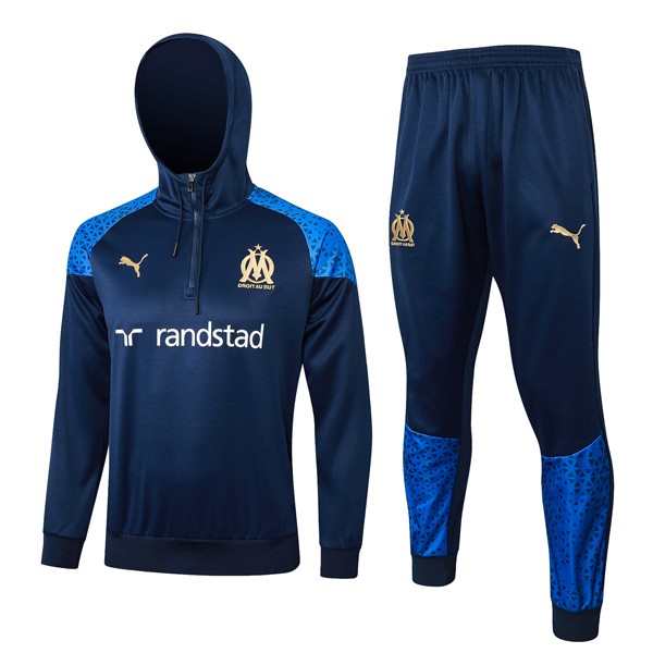 Hoodies Marseille 2024 Blau 2